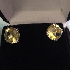 Effy 14K 9MM Gemstone Earrings.